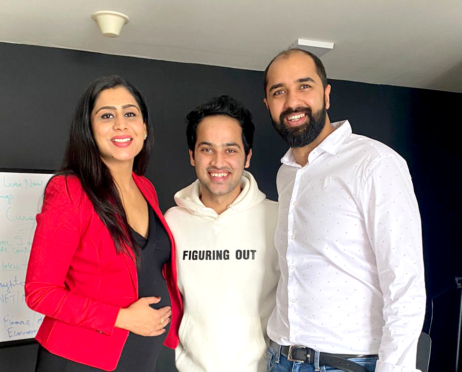 Ghazal Alagh with Raj Shamani